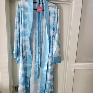 Dressed in LALA Cloud Print Women's Kimono